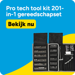 Pro tech tool kit 201-in-1 gereedschapset (123accu huismerk) Pro tech tool kit 201-in-1 gereedschapset (123accu huismerk)