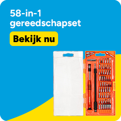 58-in-1 gereedschapset (123accu huismerk) 58-in-1 gereedschapset (123accu huismerk)