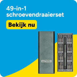 49-in-1 schroevendraaierset (123accu huismerk) 49-in-1 schroevendraaierset (123accu huismerk)